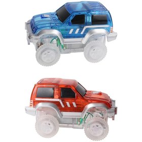 Resim Cleverclixx Race Track Car Yarış Arabası - Kırmızı 