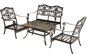 Resim Heritage İkili Oturma Grubu - Antik Bakır Siyah 