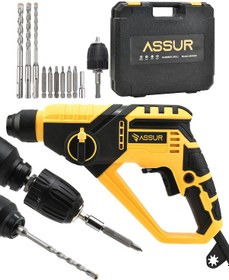 Resim Assur ASR508 250W Darbeli Kırıcı Delici Hilti Sarı 