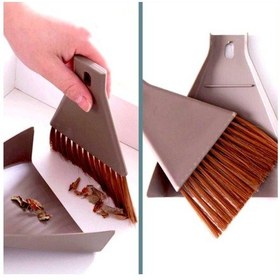 Resim Omeniv Minimal Dizayn Muji Stil Faraş Süpürge Fırça Set 