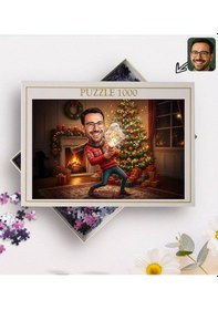 Resim Bk Gift Kişiye Özel Erkek Yılbaşı Karikatür Tasarımlı 1000 Parça Profesyonel Puzzle-1, 1000 Puzzle, Yeni Yıl Hediyesi, Yılbaşı Hediyesi Kobitmeyencom3 