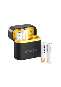 Resim Imuto 3600mwh Aa Şarj Edilebilir Lityum Pil Seti 4 Lü Hızlı Şarj Cihazı 