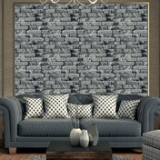 Resim Golden Eski Tuğla Desenli Duvar Kağıdı Siyah 52 cm x 10 m 
