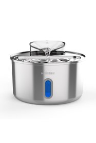 Resim Shop a Way Hatier WF009L-W Pencereli Otomatik Kedi Su Sebili,Kedi Su Çeşmesi Su Pınarı 3.5Lt Geniş Hazne S304 Ç 