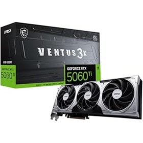 Resim Qedii Msi Vga Geforce Rtx 5060 Ti 8g Ventus 3x Oc Rtx5060ti 8gb Gddr7 128b Dx12 Pcie 5.0 X16 (3xdp 1xhdmi 