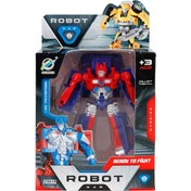 Resim Can Oyuncak Kutulu Robota Dönüşebilen Araba Saks Mavisi T3988399223n1 