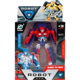Resim Can Oyuncak Kutulu Robota Dönüşebilen Araba Saks Mavisi T3988399223n1 
