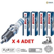 Resim Bosch Fr6kı332s Bujisi Benzin - Lpg İridyum Buji Takımı 4 Adet 