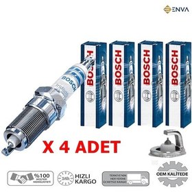 Resim Bosch Fr6kı332s Bujisi Benzin - Lpg İridyum Buji Takımı 4 Adet 