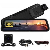 Resim Vtn-410 4k Ips Ekran Tam Dokunmatik 9.66 Dikiz Ayna Araç Içi Kamera 4k Ön 1080p Arka Carplay 