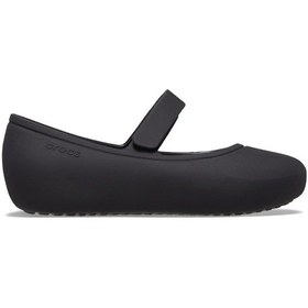 Resim Crocs Brooklyn Flat Kız Çocuk Sandalet 209429-001 Siyah 