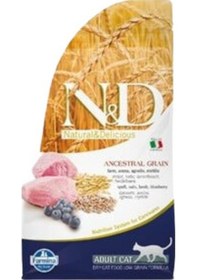 Resim Düşük Tahıllı Kuzu Etli Yaban Mersinli Yetişkin Kedi Maması 1,5 Kg 