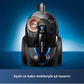 Resim Philips YENİ SERİ , XB7150 Marathon Daily Torbasiz Elektrikli Süpürge 