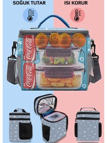 Resim Yclshop Termoslu Buzluk Çanta Askılı Soğutuculu Yalıtımlı Termal Mavi 