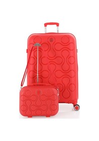 Resim Mçs Polipropilen 2li Valiz Seti Büyük & Makyaj V376 S23sy1000047-set 00004 Kırmızı 