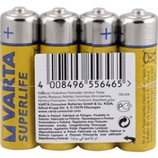 Resim Varta Superlife 2006 Shrink AA Kalem Pil 4'lü 