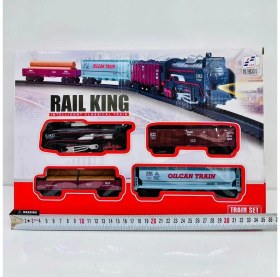 Resim Brother Toys Oyuncak Tren Seti 14 Parça Farları Yanabilen 1 Metre Raylı Sesli ve Işıklı Piller Hediye 