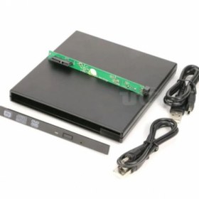 Resim OEM Alfais 5114 Usb Sata Slim 9.5mm Dvd Rw Writer Ssd External Harici Caddy Kutu 