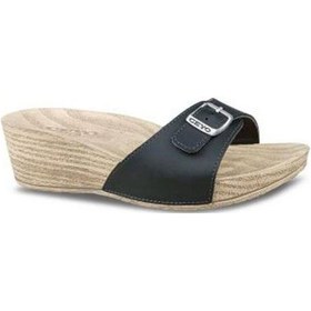 Resim Ceyo 9873-8 Dolgu Topuk Anatomik Taban Kadın Terlik Siyah 36-40 Siyah 