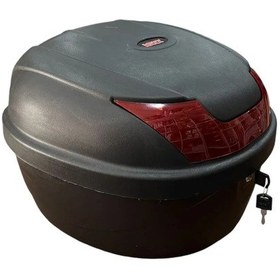 Resim Maxx Arka Çanta 35 Lt Siyah Motosiklet Çantası Topcase 