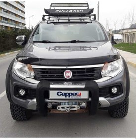 Resim Cappafe Fiat Fullback Ön Kaput Koruma Rüzgarlık 4Mm Abs 2016-› 