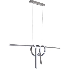 Resim Teknotrust Martinez Modern Tasarım Yatak Odası - Salon - Mutfak Yemek Masası Renk Beyaz Ledli 2 Li Avize 