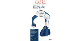 Resim Portatif Buharlı Dikey Ütü 220V Mavi, Seyahat Için Uygun, Kırışık Giderici 