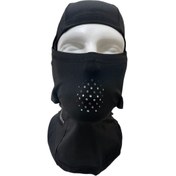 Resim gözet Outdoor Balaklava Taktik Kar Maskesi Kışlık Boyunluk Maske Siyah 