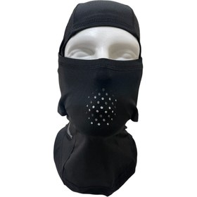 Resim gözet Outdoor Balaklava Taktik Kar Maskesi Kışlık Boyunluk Maske Siyah 