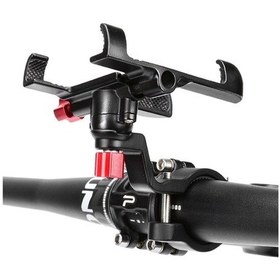 Resim Createtech Vkemall Tutucu Telefon T Motosiklet Güçlü Bisiklet Bisiklet Alüminyum Alaşımlı Ov Siyah 