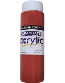 Resim Daler Rowney Graduate Akrilik Boya 500Ml 583 Venetian Red 