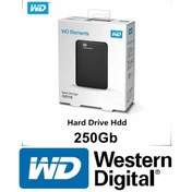 Resim Alfabilgisayar Wd 250Gb 2.5" Usb 3.0 Siyah Harici Harddisk 
