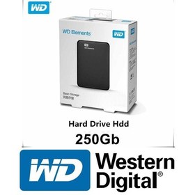 Resim Alfabilgisayar Wd 250Gb 2.5" Usb 3.0 Siyah Harici Harddisk 
