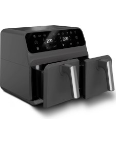 Resim Blaupunkt D7800 Çift Hazneli Dokunmatik 4+4 Litre Yağsız Air Fryer Fritöz + Blaupunkt Akıllı Tartı Hediyeli 