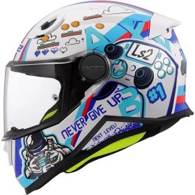 Resim Ls2 Kıd Next Level Çocuk Fullface Motosiklet Kaskı 