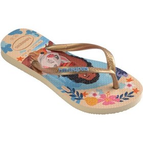 Resim Havaianas Kids Slim Princess Çocuk Parmak Arası Terlik 4123328 Bej 