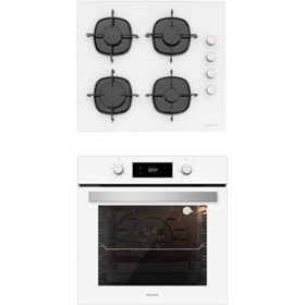 Resim Silverline Beyaz 2'li Ankastre Set 5 Yıl Garanti (Cs5335w01+bo6504w01) 