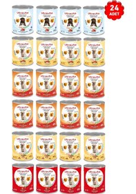 Resim Ultravita Premium Yüksek Proteinli Karışık Etli Konserve Köpek Maması 24 x 415 G 