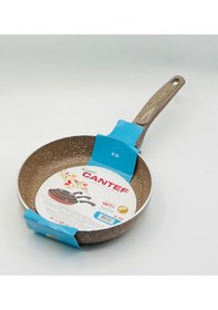 Resim Cantef 20 Cm Yanmaz Yapışmaz Tek Saplı Teflon Tava 