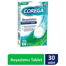 Resim Corega Temizleyici Beyazlatıcı 30 Tablet 
