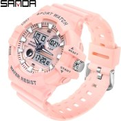 Resim Hanyang Pembe Sanda Marka Erkekler Dijital Saat Askeri Spor Saatler Moda Su Geçirmez Elektronik Kol Saati Erkek Relogio Masculino (Yurt Dışından) 