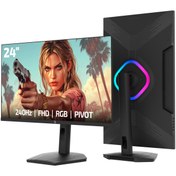 Resim Gamepower Lunis L20 24'' 240Hz 0.5Ms VA FHD RGB Pivot Gaming Monitör (Sıfır Ölü Piksel Garantili) 