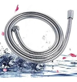 Resim Storemax 360 Derece Dönebilen Örgülü Patlamayan 304 Paslanmaz Duş Askı Hortumu (Spirali) 