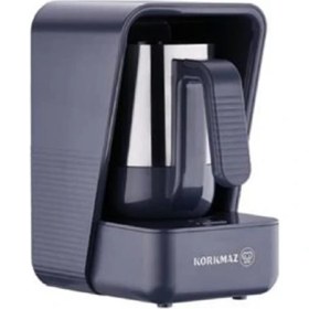 Resim Korkmaz A863-01 Moderna Kahve Makinesi Gri/satin 
