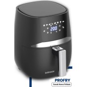 Resim Goldmaster Profry Dijital Dokunmatik 8 Ön Programlı 4.3 Litre Airfryer Yağsız Kızartma Sıcak Hava Fritöz GM7467 
