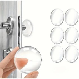 Resim Skygo Şeffaf Silikon Mobilya ve Kapı Durdurucu Darbe Pedi 6 lı 