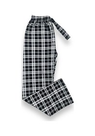 Resim Ekose Desenli Beli Lastikli Unisex Pijama Altı Ekose1 