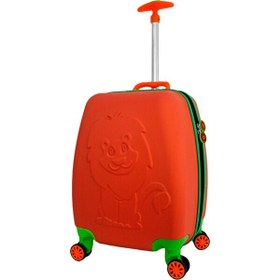 Resim Wexta WX-413 Aslan Turuncu Çocuk Kabin Boy Valiz 