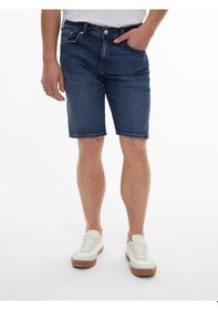 Resim Ltb Elrond Slim Jean Erkek Bermuda Şort 010096054014438 - 55445 Koyu Mavi 