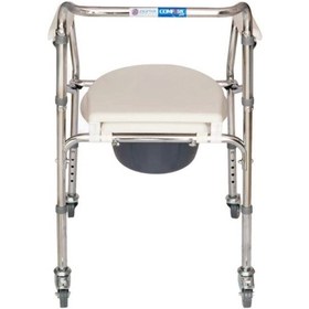 Resim Tekerlekli Kovalı Tuvalet Sandalyesi 